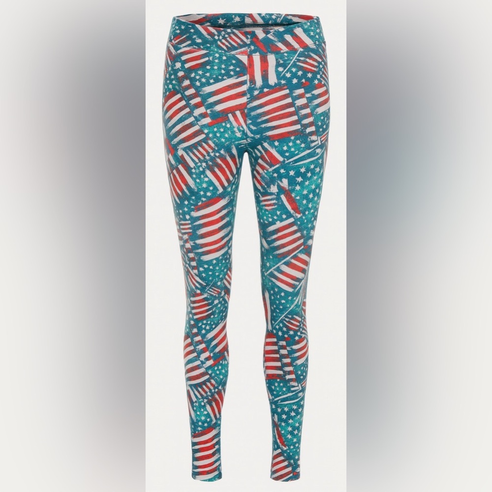 NWOT LuLaRoe Toddler Size Leggings 4Th of July